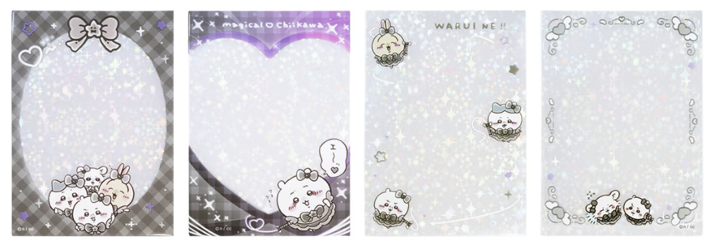 [Pre-order] "Chiikawa" Magical Chiikawa Bad Version Mini Photo Size Blink Blink Clear Sleeve - Bad Version 